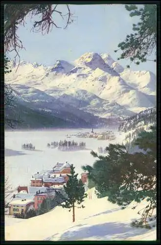 Silvaplana Champfèr im Engadin Graubünden Schweiz Piz da la Margna 1915 Feldpost