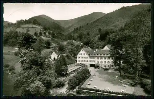 Foto AK - Münter-Heim Sulzbach Lautenbach - Gebäude Gastronomie Bäume und Berge