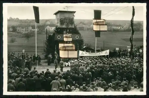 Echt Foto AK - Zur Erinnerung Feiertag  1. Mai 1939 Etzenhofen Püttlingen Saar