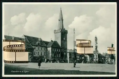 AK - Kaaden an der Eger Reg. Aussig - Kirche auf dem Marktplatz - 1940