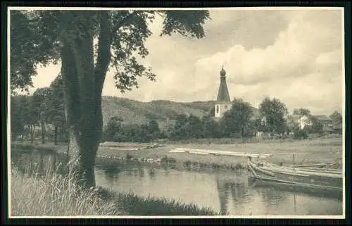 AK - Altessing Essing im Altmühltal Bayern - Blick vom Fluss auf das Dorf - 1920