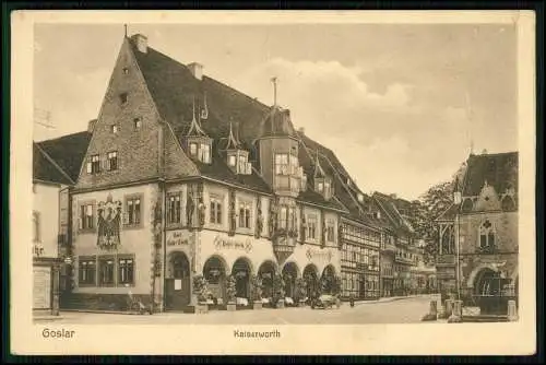 AK - Hotel Kaiserworth in Goslar - Fachwerkbau - Ansicht um 1920