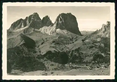 AK Bergformation Sellagruppe Sellastock Dolomiten Gröden Fassatal Livinallongo