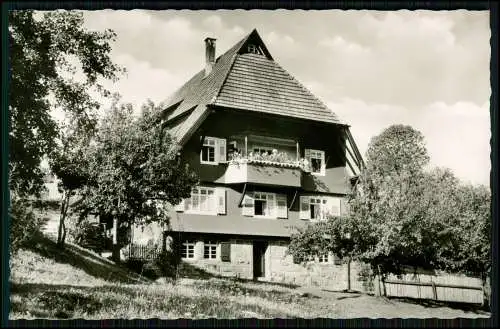 Echt Foto AK - Haus Züfle Mitteltal Baiersbronn Satteldach hölzerne Fensterläden