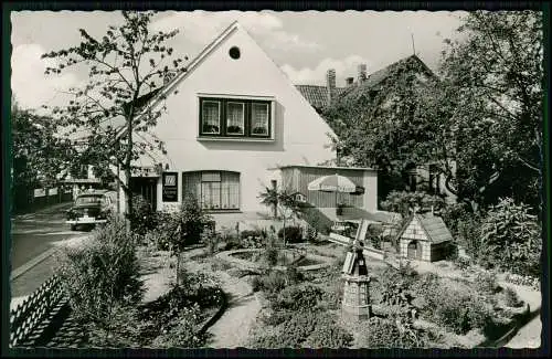 Echt Foto AK - Bremer Schänke Bad Rothenfelde - Gebäude Garten Brunnen Windmühle