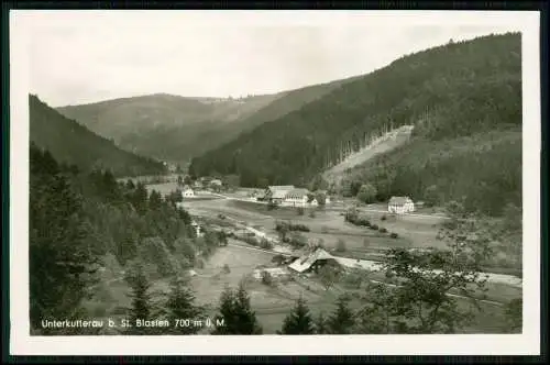 Echt Foto AK - Unterkutterau St. Blasien Schwarzwald - Blick auf den Ort im Tal