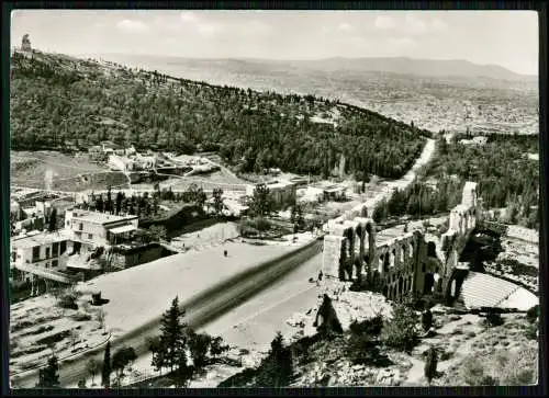 6x Foto AK - Griechenland antikes Theater bei Akropolis in Athen - und andere...