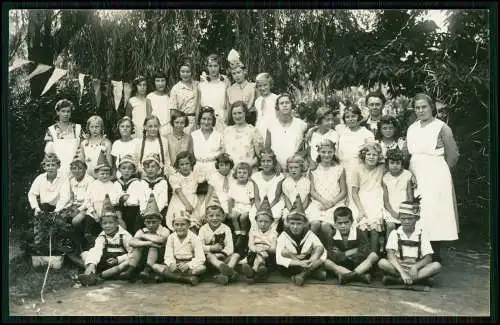 8x Foto - Kinderheim in Bad Sassendorf - Gruppen von Kindern und Betreuerinnen