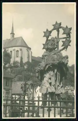 2x AK  Elbbachbrücke in Hadamar bei Limburg - Heiliger Johannes von Nepomuk 1938