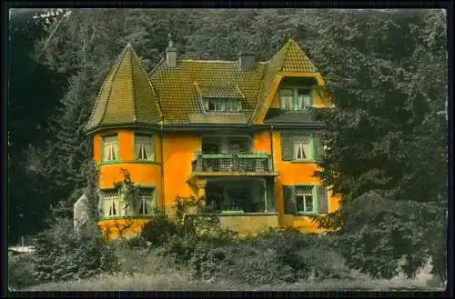 Foto AK - Haus Waldesruh in Hinterzarten - Besitzer H. Geiser - seltene Karte