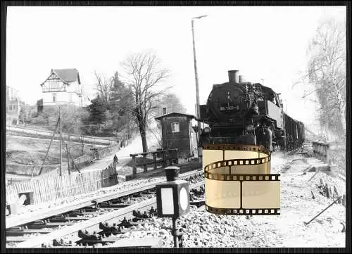 Foto 15x10cm - Dampflokomotive BR 86 1501-5 - Bahnhof Wechselburg Mittelsachsen