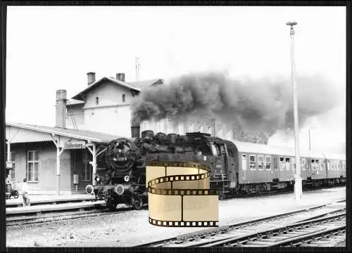 Foto 15x10cm - Dampflokomotive Baureihe 86 1333-3  Bahnhof Waldenburg in Sachsen