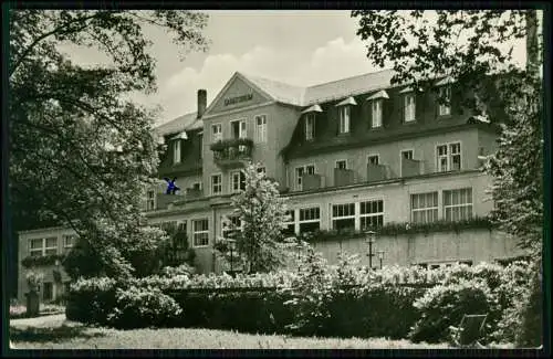 Foto AK -FDGB-Sanatorium in Bad Köstritz - liegt am Fluss Weiße Elster