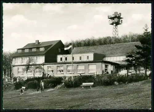 Echt Foto AK Berggasthof Hoherodskopf Schotten Hessen Ausflugsziel im Vogelsberg