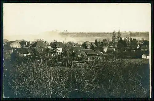 Echt Foto AK Blamont Bourgogne-Franche-Comté Doubs - Blick auf Dorf mit Kirche