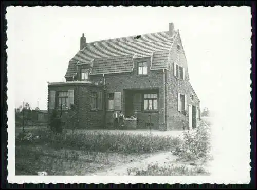 Foto 12x9cm - Wohnhaus Familie Goertz im Rheinland 1940 - weitere Info Rückseite