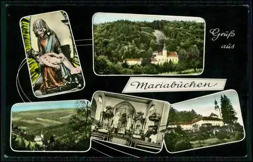 Foto AK - Waldrast Gaststätte Pension Mariabuchen Lohr neben d. Wallfahrtskirche