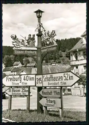 Wegweiser - Freiburg Titisee Bonndorf Schaffhausen St. Blasien Neustadt Triberg