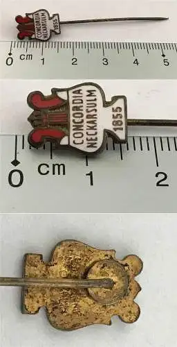 Pin Anstecker Concordia Neckarsulm Stuttgart 1855 Gesangverein