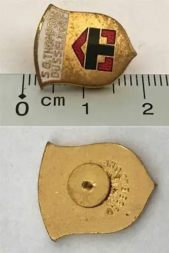 Pin Anstecker S.G. Thompson Düsseldorf Nadel fehlt
