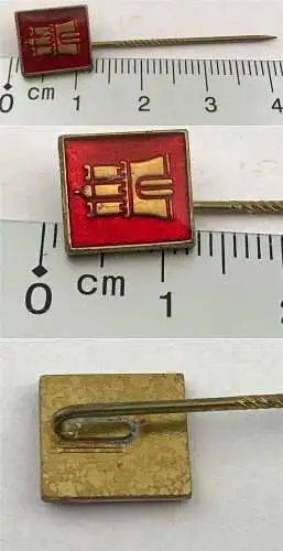 Pin Anstecker Hansestadt Wappen Hamburg
