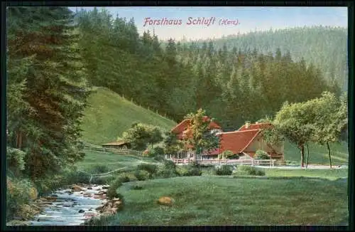 Forsthaus Schluft Andreasberg  Wohnung für Förster Forstarbeiter Posthilfsstelle