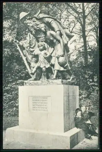 AK - Hildesheim Denkmal der Getreue Eckart - Figur der Sagenwelt - 1916 Feldpost