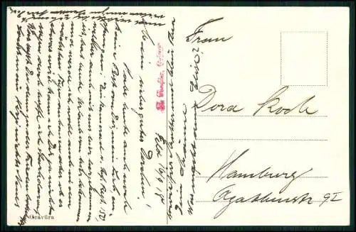 AK Rue de Rouffach in Colmar Frankreich - auch als Rufacherstrasse bekannt 1918