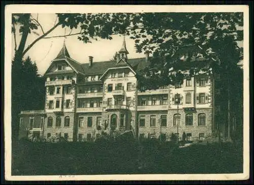 Waldhotel in Villingen im Schwarzwald - First-Class-Hotel - 16. Jhd. - 1940 gel.