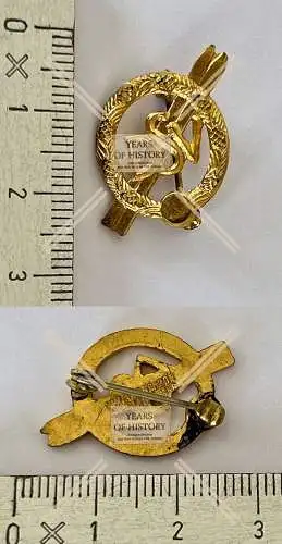 Alte Nadel PIN DSV deutscher Skiverband mit Hersteller