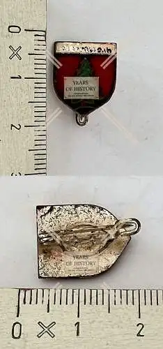 Alte Nadel PIN Aufschrift Herrenalb Tannenbaum Emaille-Oberfläche