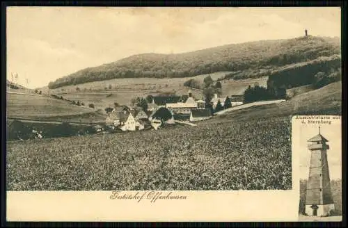 AK -  Gomadingen, Kgl. Gestütshof - Aussichtsturm auf dem Sternberg - 1931 gel.