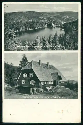 AK - Deutsche Jugendherberge DJH Berghotel am Mummelsee Seebach - 1939 gelaufen