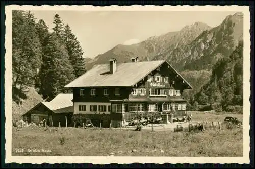 Foto AK - Das Giebelhaus - Berggasthof - im Hintersteiner Tal - in Bad Hindelang