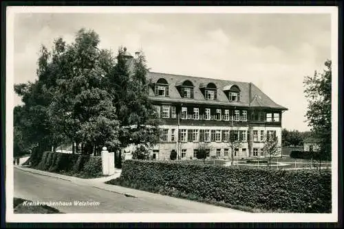 Foto AK Kreiskrankenhaus Welzheim 1936 gel.  1975 Diakoniewerk Bethel übernommen