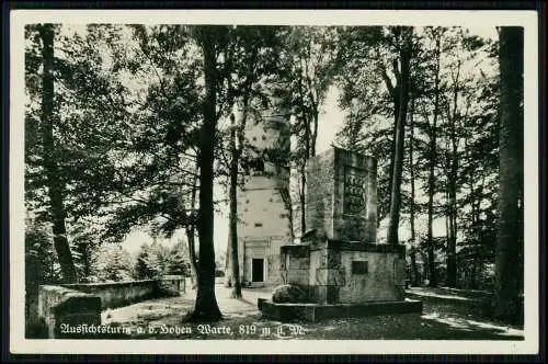 Foto AK - Sankt Johann - Aussichtsturm Hohen Warte Schwäbischen Alb - 1936 gel.