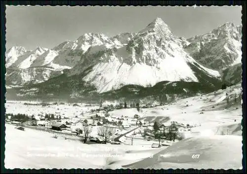 Foto AK - Lermoos, Thayakopf, Sonnenspitze Wampeterschrofen Tiroler Zugspitze ..