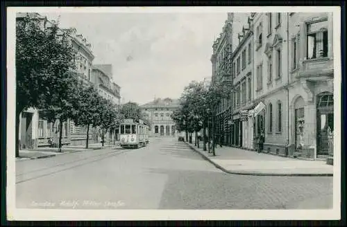 AK - Adolf-Hitler-Straße in Landau in der Pfalz - 1943 Feldpost gelaufen