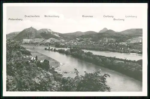 Siebengebirge Petersberg Drachenfels Wolkenburg Rosenau Ölberg Lohrberg Breiberg