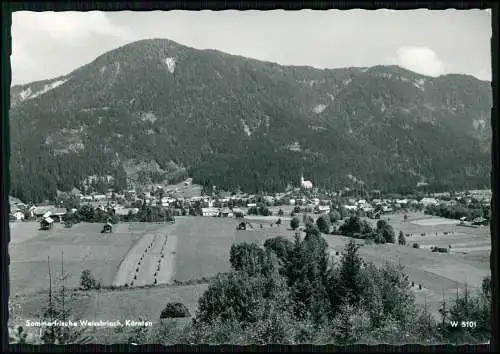Foto AK Weißbriach im Gitschtal Kärnten - zwischen Weißensee und Pressegger See