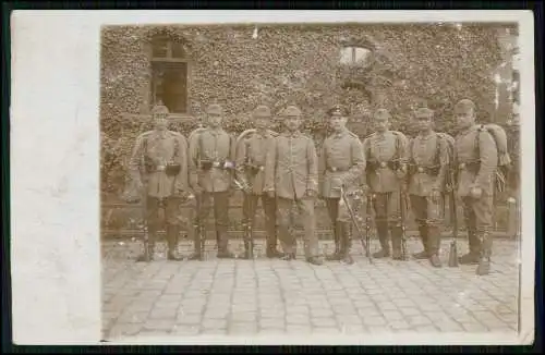 5x Foto AK 1. WK - Soldaten auf Pickelhaube 16-er - 3. Westfälisches Nr. 16 ?