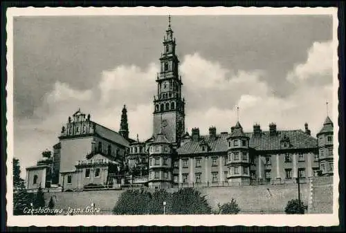 AK Kloster Jasna Góra Klarenberg Heller Berg in Częstochowa Tschenstochau Polen