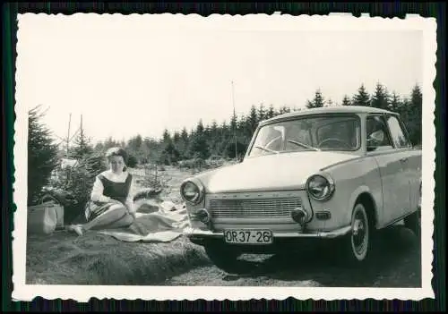 15x Foto - DDR Region Oranienburg Brandenburg - Trabant 601 OR 37-26 und andere