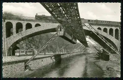 2x Foto AK- Wuppertaler Schwebebahn - Vohwinkel Elberfeld Barmen Oberbarmen ....