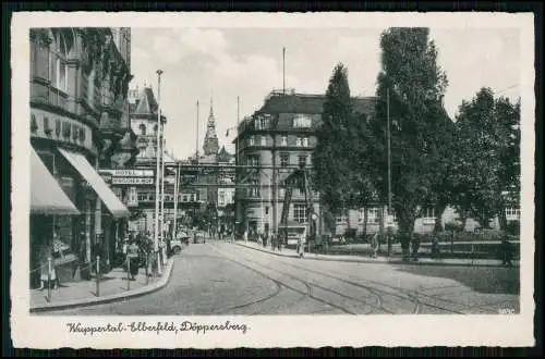 AK - Wuppertaler Schwebebahn - Döppersberg Elberfeld  Verkehrsknotenpunkt