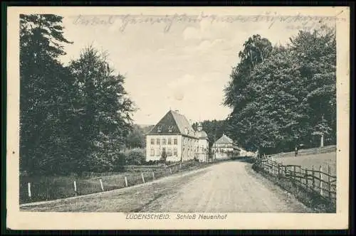 AK - Lüdenscheid im Märkischen Kreis, Schloss Neuenhof, Wegpartie - Cramers AK