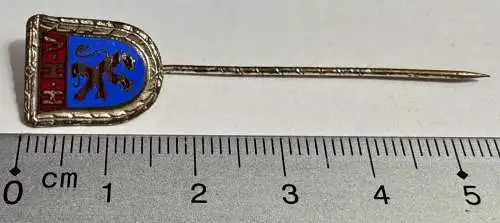 Abzeichen Pin an Nadel - H.H.V. Emailliert Hessische Handball-Verband mit Wappen