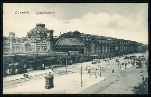 8x alte Ansichtskarten - Dresden Sachsen an Elbe - diverse Ansichten - 1910-20