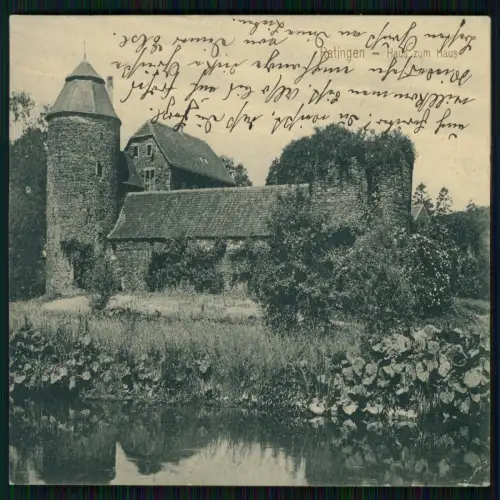 AK Ratingen im Kreis Mettmann, Haus zum Haus Blauer See, Dicker Turm 1909 gel.