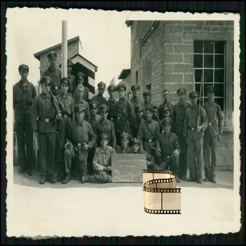 Foto - Erinnerung an unsere Dienstzeit Trupp I. - Soldaten Gruppenfoto um 1935